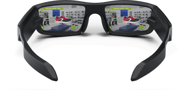 glasses with integrated display