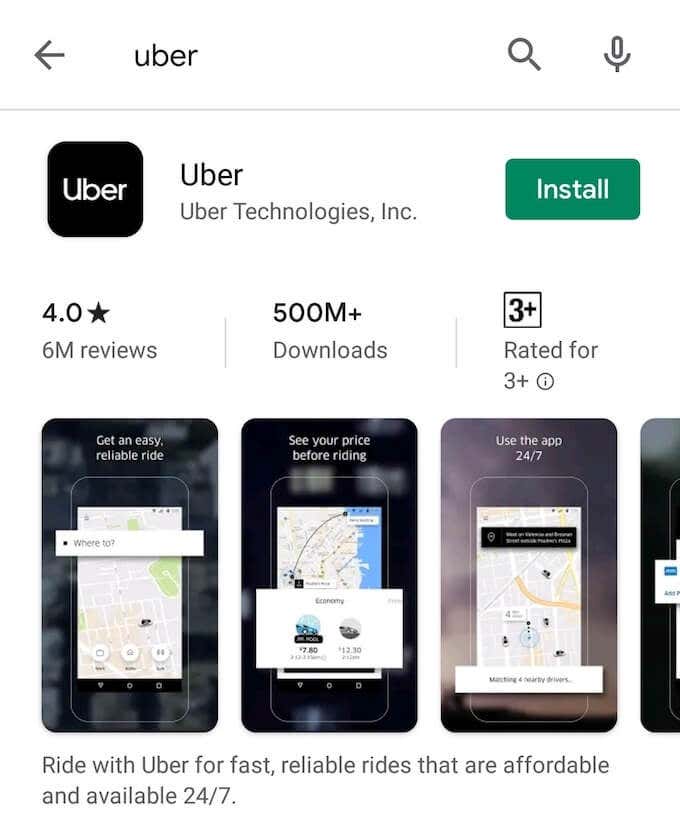 How to Get Started Using Uber image - Uber-app_android