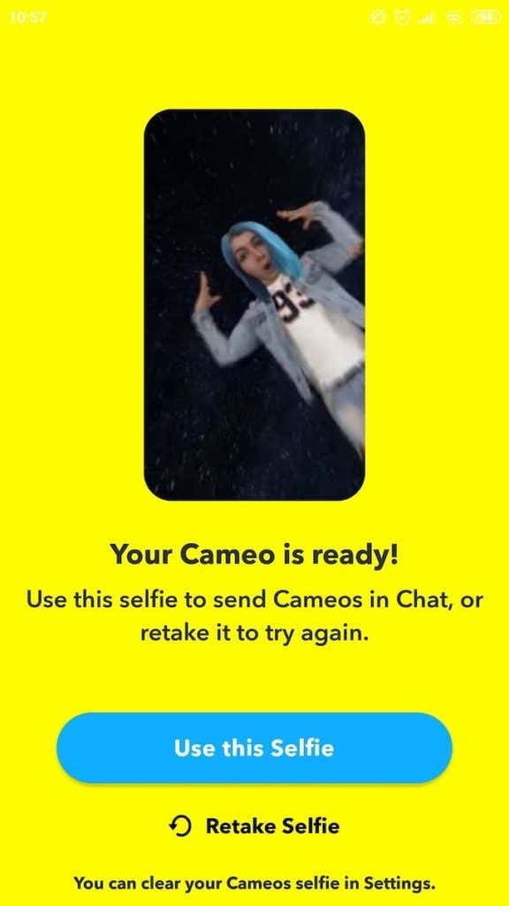 How to Use Your Snapchat Cameo image - cameo-ready