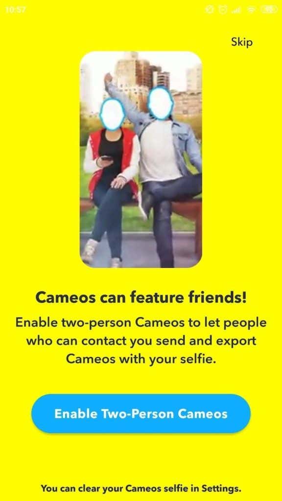 Snapchat Cameos lets you insert your face into a GIF