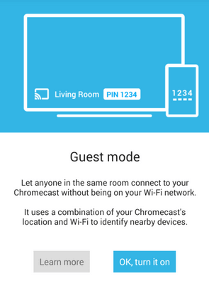 Enable Guest Mode image - cool-things-do-with-google-chromecast-guest-mode