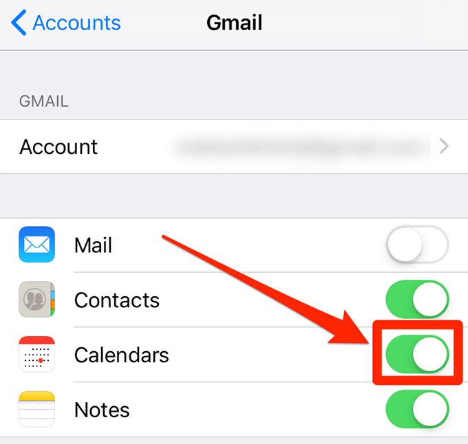 iOS Not Syncing All Google Calendars to iPhone  - 6