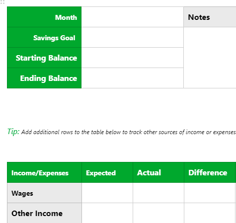 cornell notes template evernote web