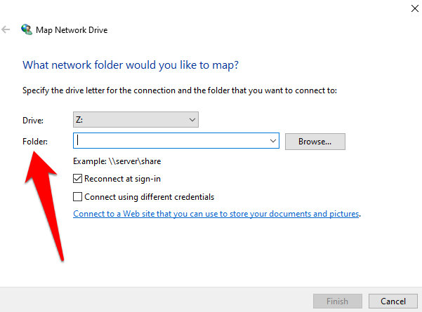 how to map a mac network drive in windows server 2012 r2