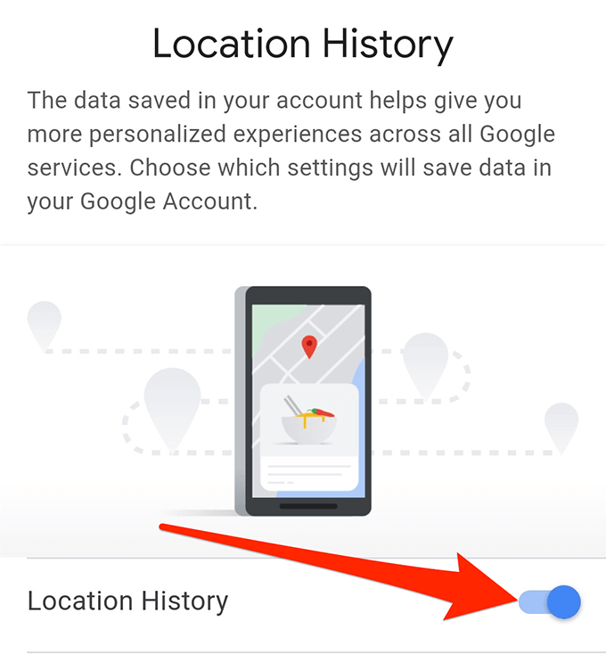 Enable/Disable Google Maps Location History image 9 - toggle-history-android