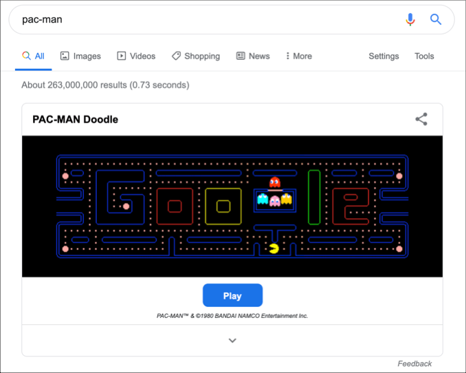 7 Fun Hidden Google Games You Can Play for Free - 75