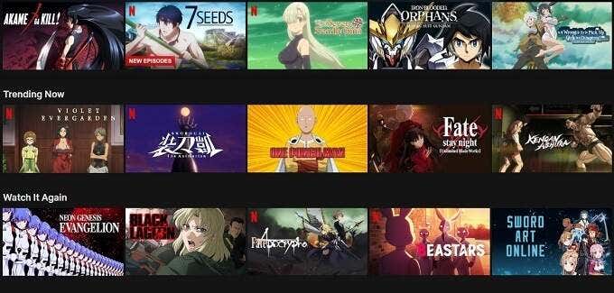 Netflix (Starting At /mo) image - Netflix-Anime