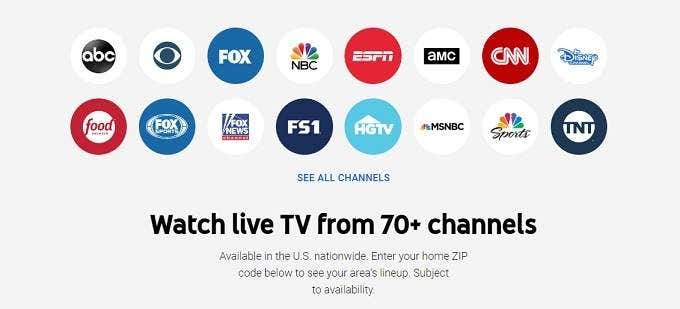 7 Best Live TV Streaming Services To Drop Cable For Good - 98