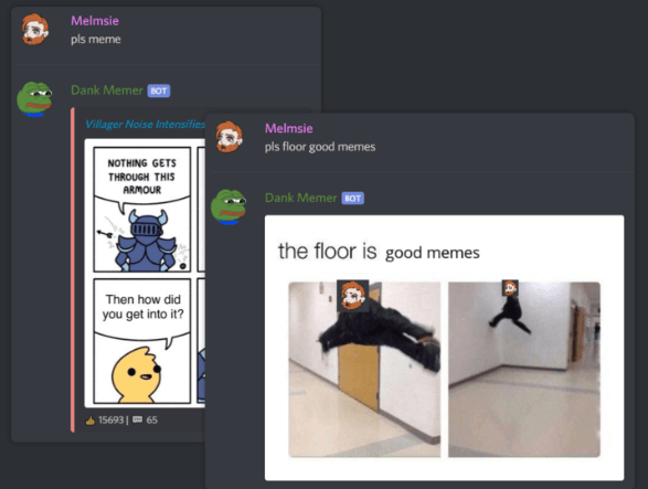 ℹ Bot multifuncional Dank Memer para Discord que incluye memes