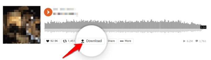 download wav files on soundcloud