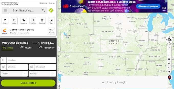 MapQuest image - mapquest_screenshot