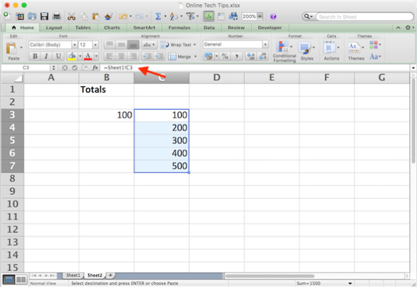 Link Cells Between Sheets and Workbooks In Excel