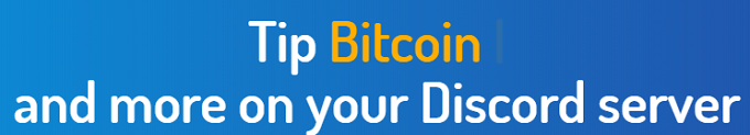 DiscordTip – Cryptocurrency Tipping image - tip-bitcoin-bot-discord