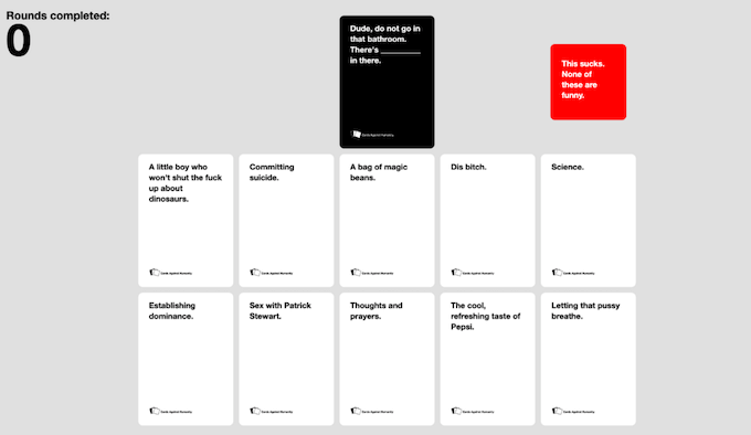 5 Best Sites To Play Cards Against Humanity Online For Free