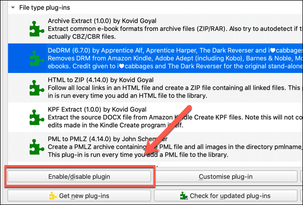 calibre dedrm change encryption keys