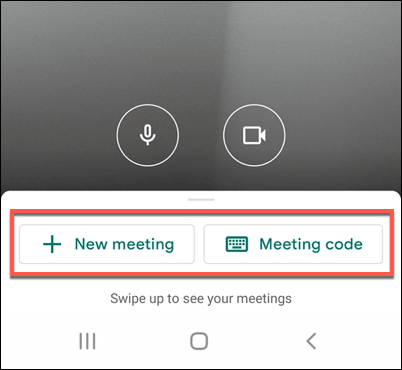 Creating and Joining a Google Meet Meeting image 6 - Meet-Android-New-Meeting