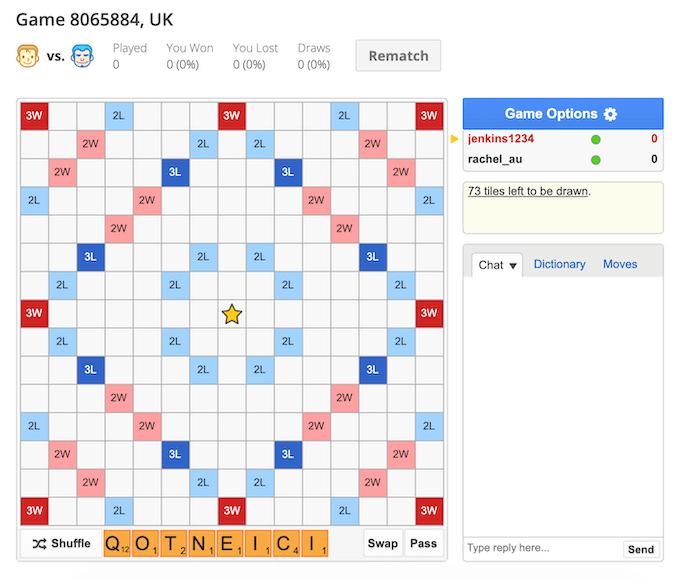 where to play scrabble against computer