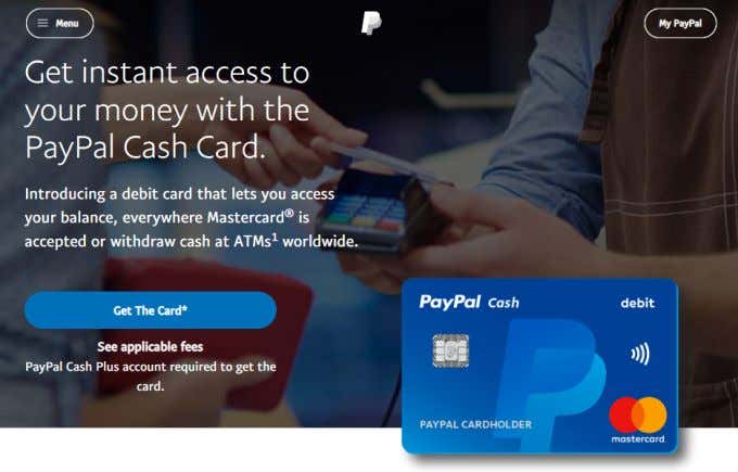 Use A PayPal Cash Card image - paypal-cash-card