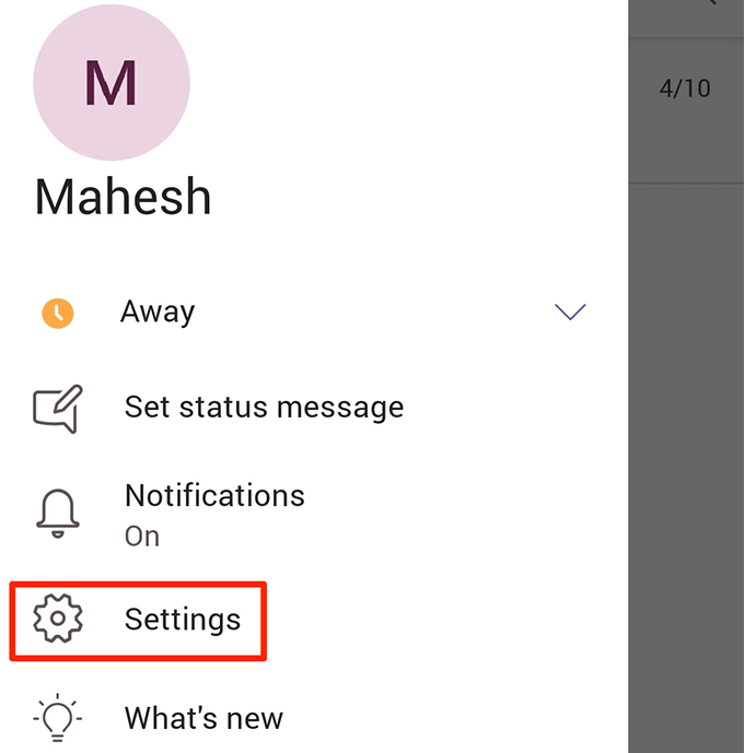 How To Turn Off Read Receipts In Microsoft Teams image - teams-settings