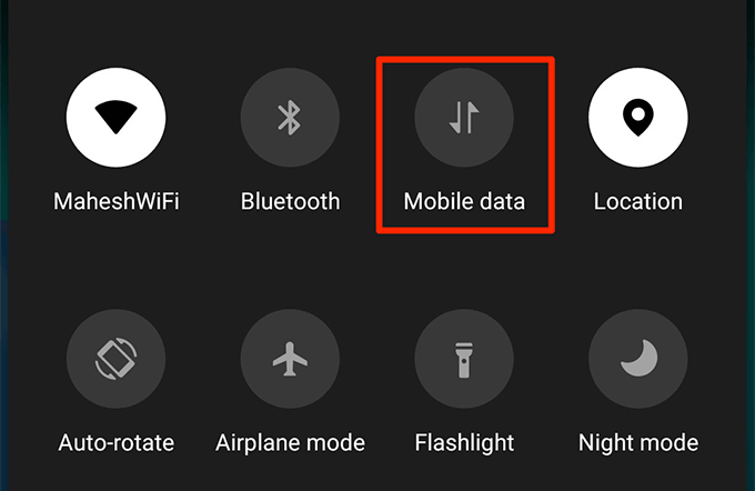 How To Fix a Google Play Store White Screen image 2 - toggle-cellular-wifi