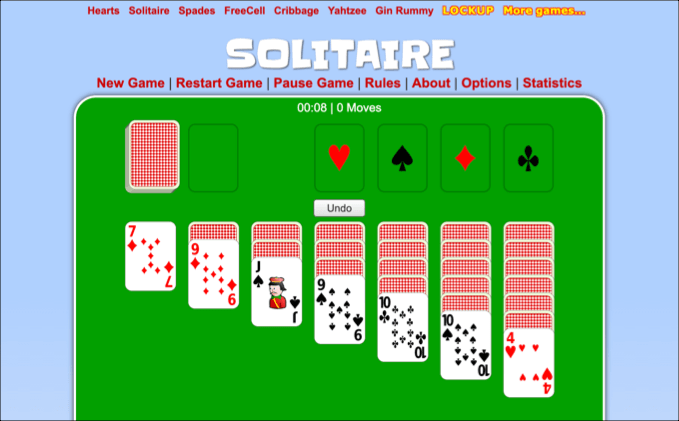 spider solitaire play it online cardgames io