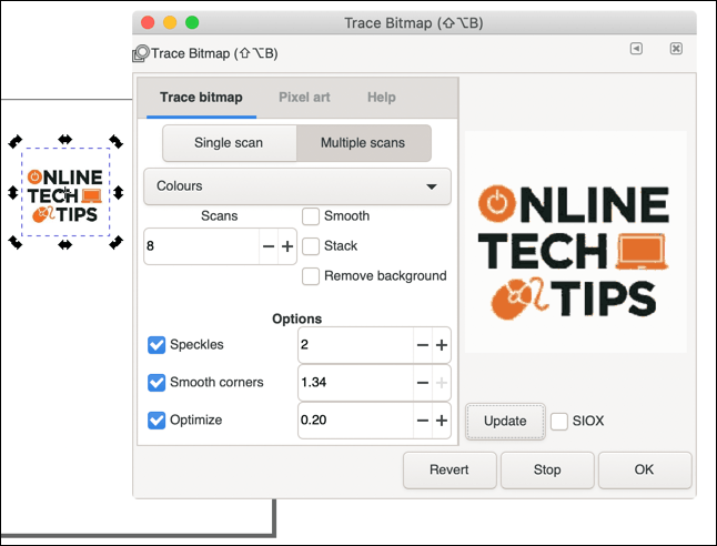 Creating &amp; Editing Vector Images In Inkscape image 3 - Inkscape-Vectorize-Image