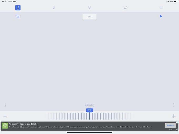 Metronome+ (iOS) image - MetronomePlus