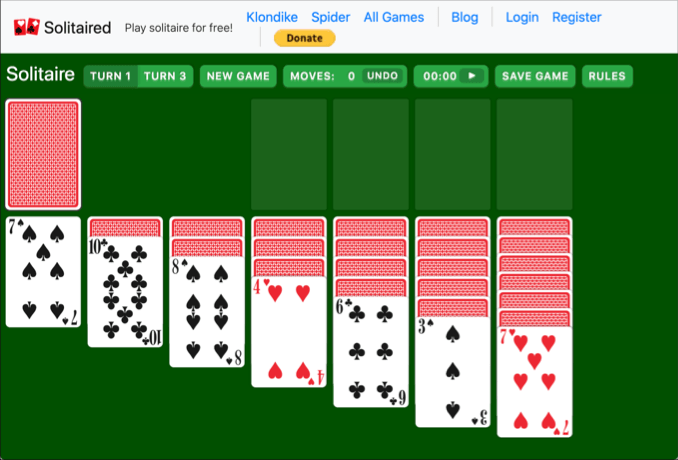 Play solitaire free online no download