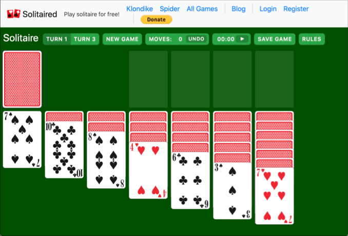 solitaire free games online