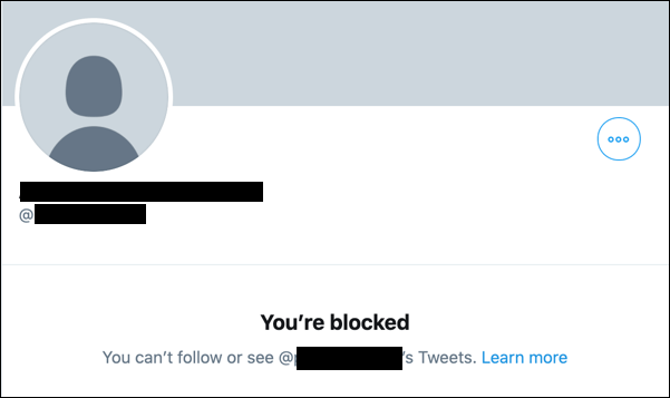 How To Check If You’ve Been Blocked On Twitter image - Twitter-Blocked-Message