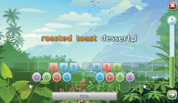typing games for kids mac