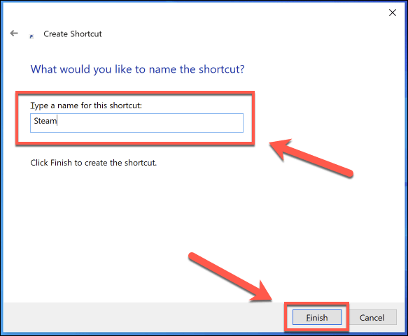 How to Run Steam as Admin on Windows image 5 - Windows-Create-Shortcut-Confirm