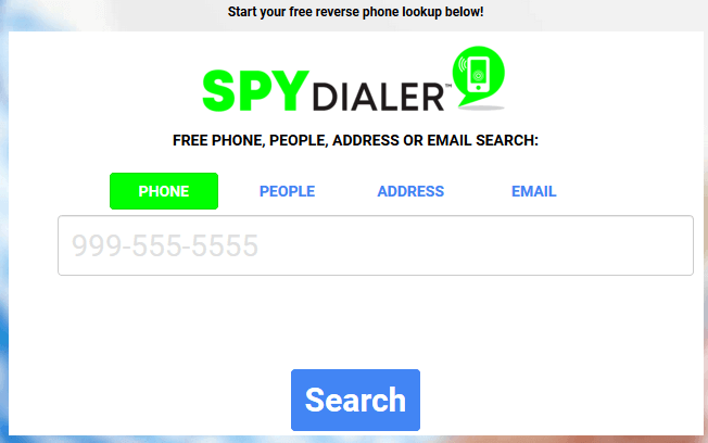 search for phone number