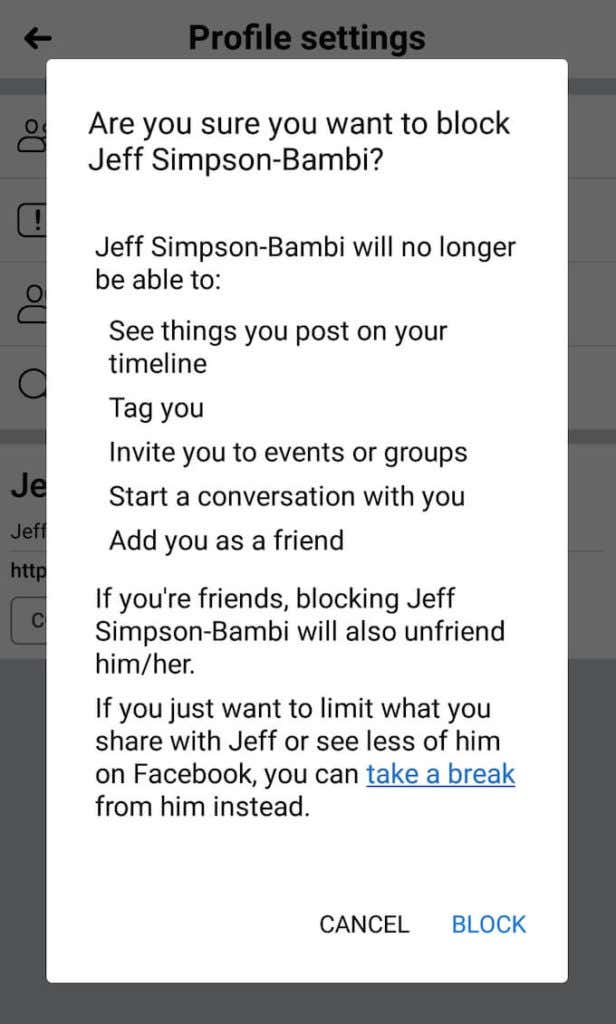 How To Block Someone On Facebook image 5 - confirm-block_facebook-app