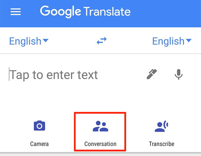 open google translate camera