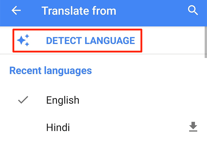 Use Google Translate As a Dictionary image - detect-language