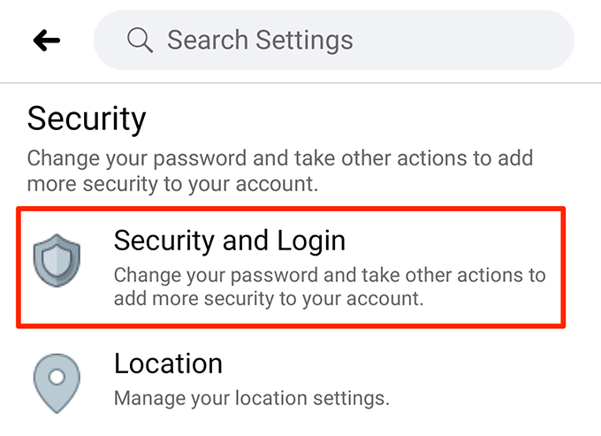 Log Out Of Facebook Messenger Using The Facebook App (iOS &amp; Android) image 4 - fb-app-security-login