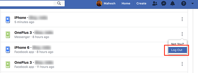 Log Out Of Facebook Messenger Using The Facebook Desktop Version image 3 - fb-desktop-log-out