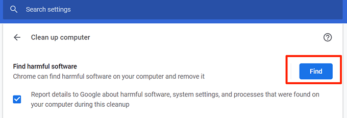 Clean Up Your Computer With Chrome image 3 - find-malicious-software