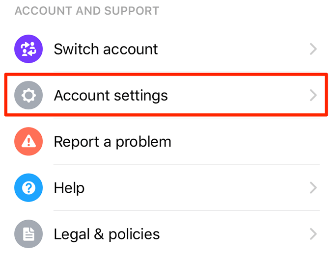 facebook messenger app security settings