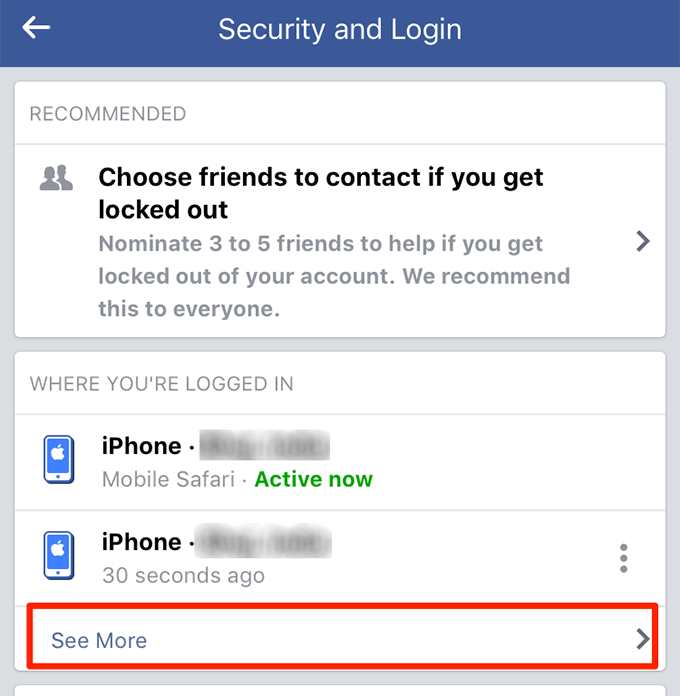 facebook messenger login devices