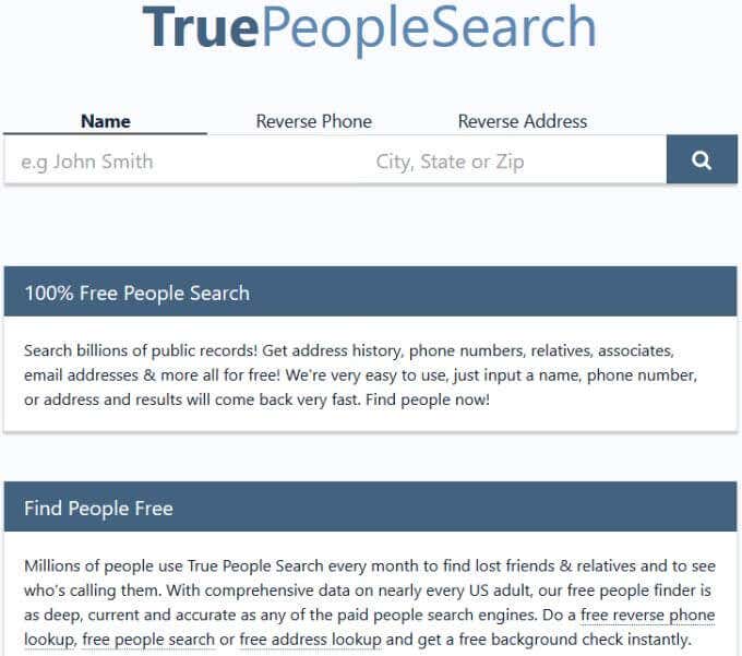 10 Search Sites To Find People Online - 67