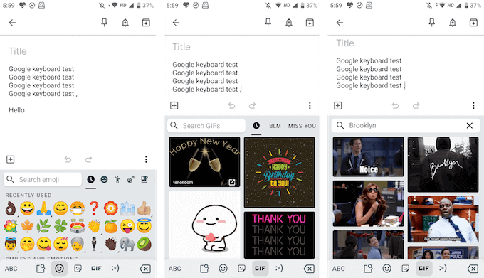 Share GIFs And Emojis image - Emoji-and-GIFs-in-Gboard