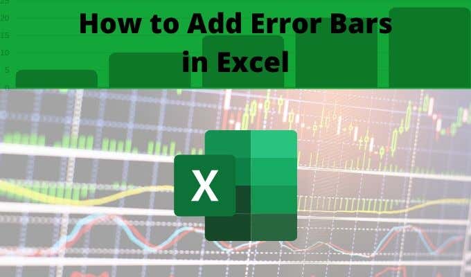 How To Add Error Bars In Excel - 11