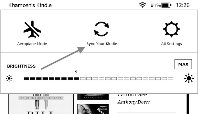 how to find pdf send to kindle app