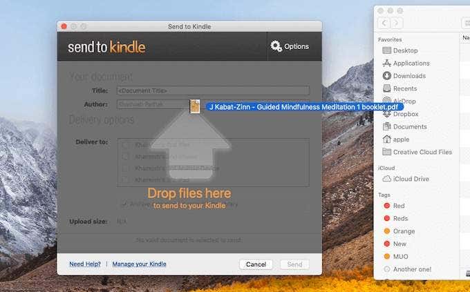 How To Send a PDF File To Kindle Using The Send To Kindle App image 2 - Send-to-Kindle-App-2.-Drag-and-Drop-PDF