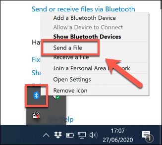 How To Transfer Files Via Bluetooth To Your PC - 4