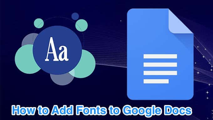 how to add fonts in google docs