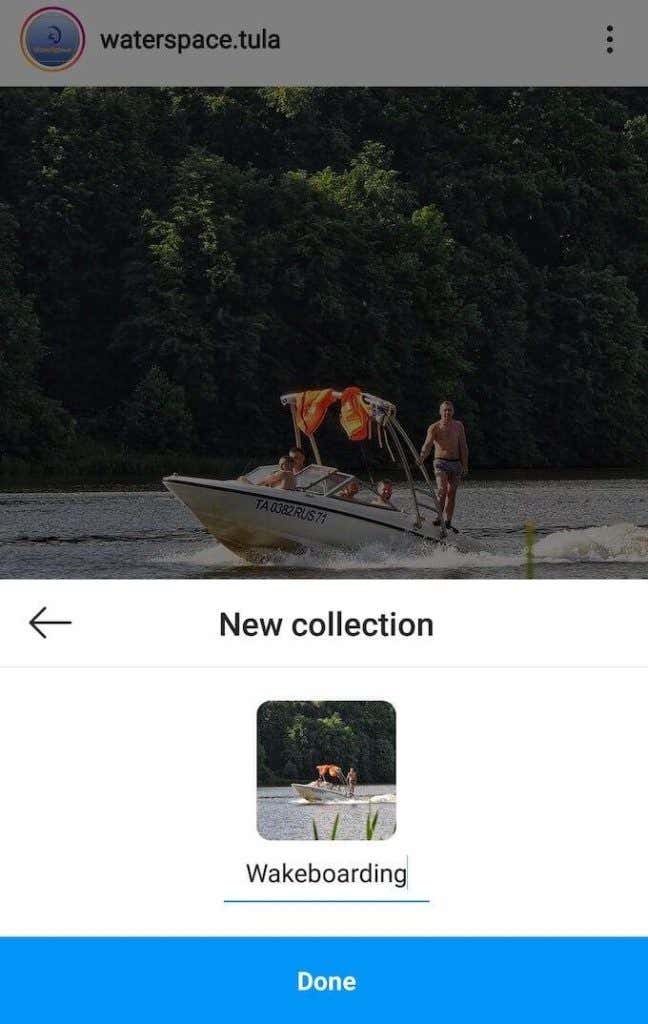 How To Create Instagram Collections image 6 - add-to-new-collection