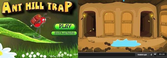 Family-Friendly Escape Room Games Online image 2 - ant-hill-trap